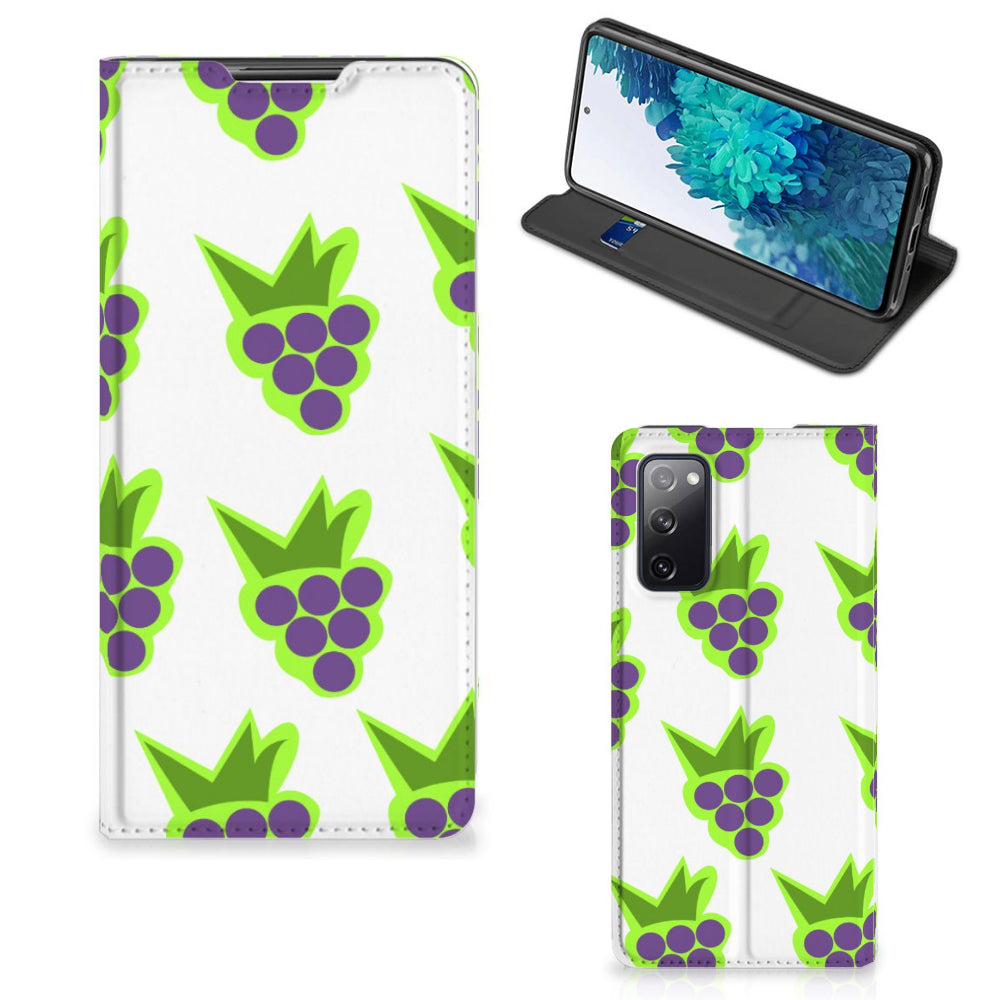 Samsung Galaxy S20 FE Flip Style Cover Druiven