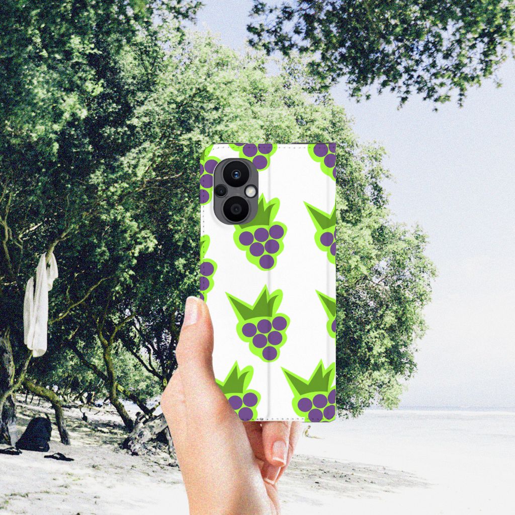 OPPO Reno8 Lite Flip Style Cover Druiven - B2C Telecom