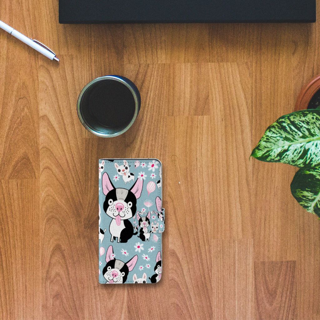Alcatel 1B (2020) Telefoonhoesje met Pasjes Hondjes