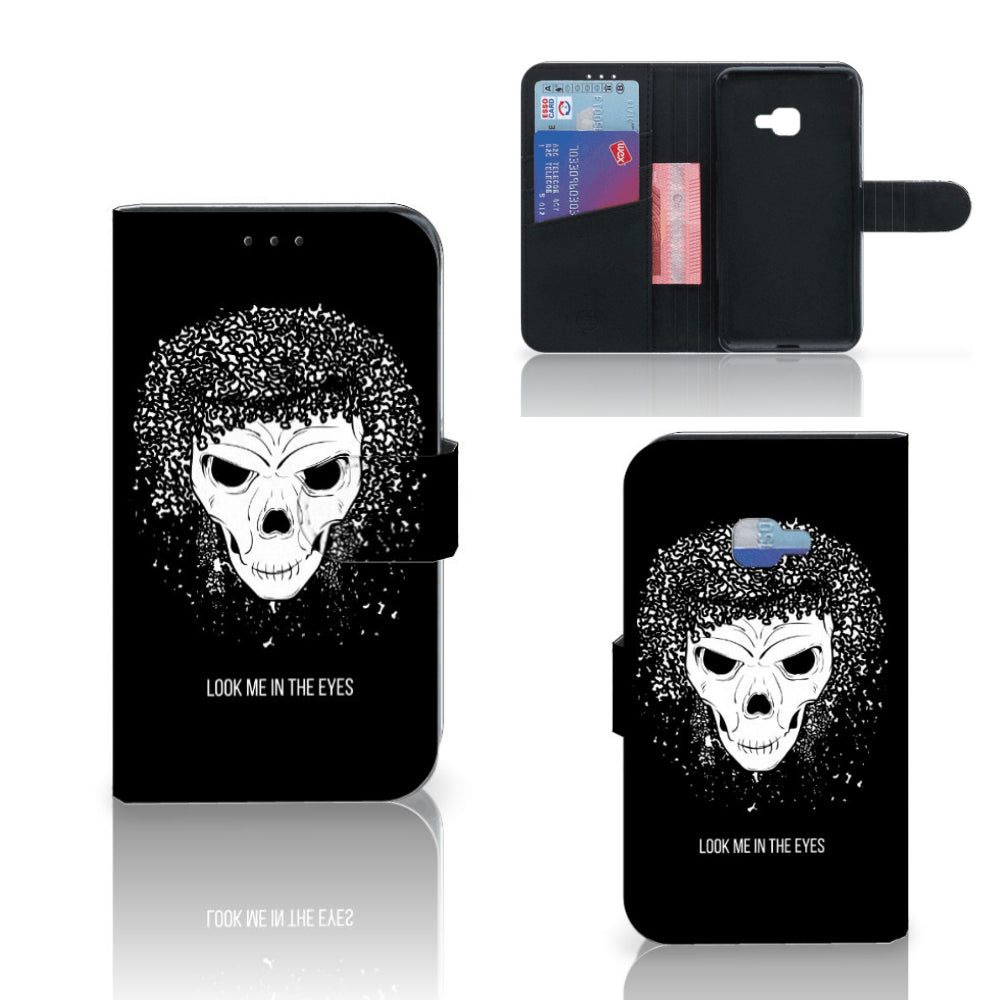 Telefoonhoesje met Naam Samsung Galaxy Xcover 4 | Xcover 4s Skull Hair