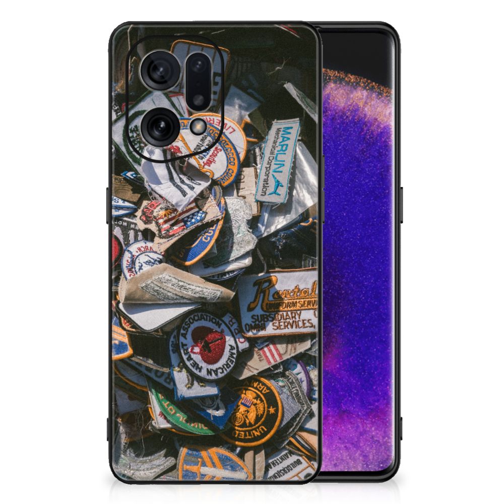 OPPO Find X5 Silicone Back Case Badges