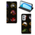 OnePlus 9 Magnet Case Cartoon with colorful animal designs on a black background.