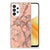 Samsung Galaxy A33 5G TPU Siliconen Hoesje Marmer Oranje