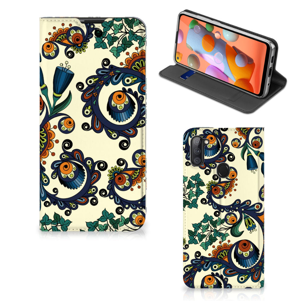 Telefoon Hoesje Samsung Galaxy M11 | A11 Barok Flower