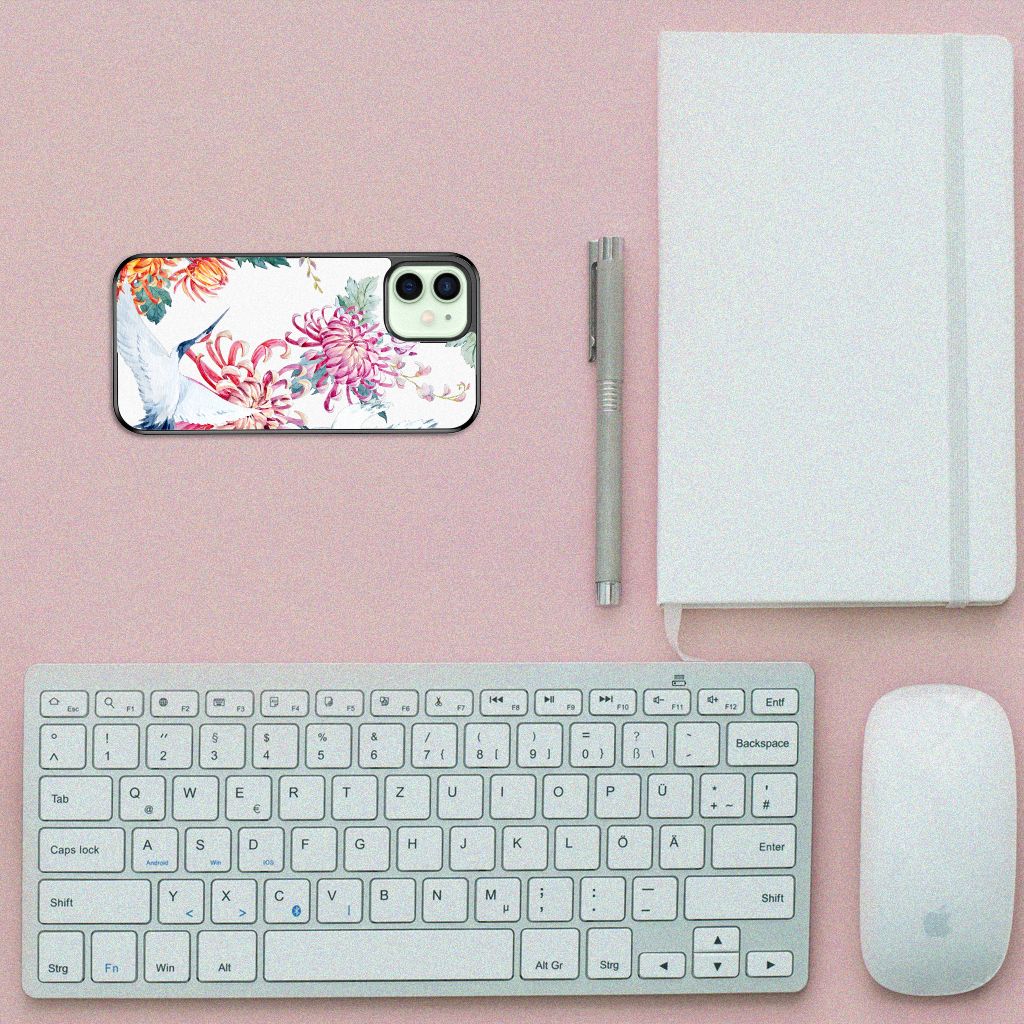 iPhone 12 Mini Back Cover Bird Flowers B2C Telecom