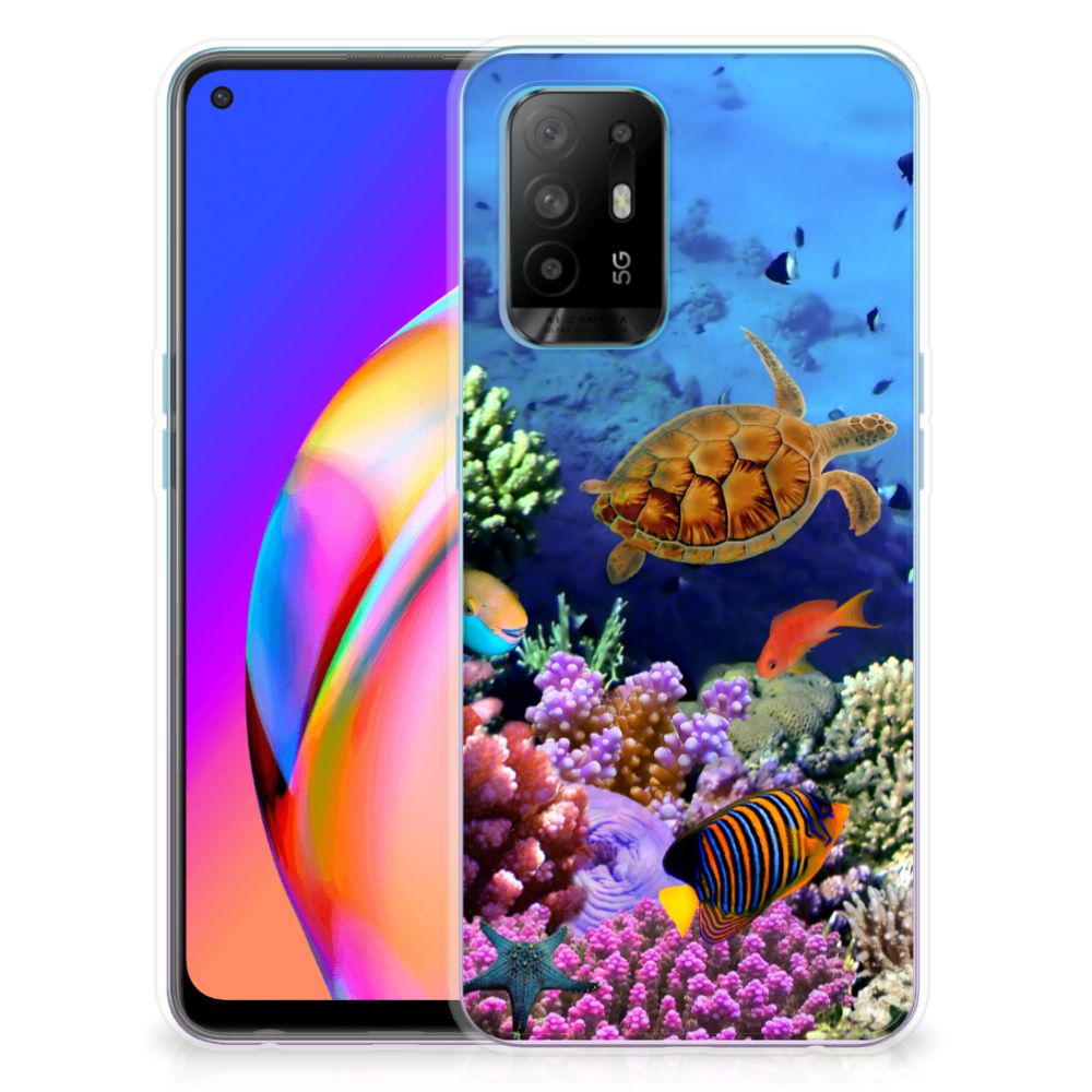 OPPO A94 5G | Reno5 Z TPU Hoesje Vissen B2C Telecom