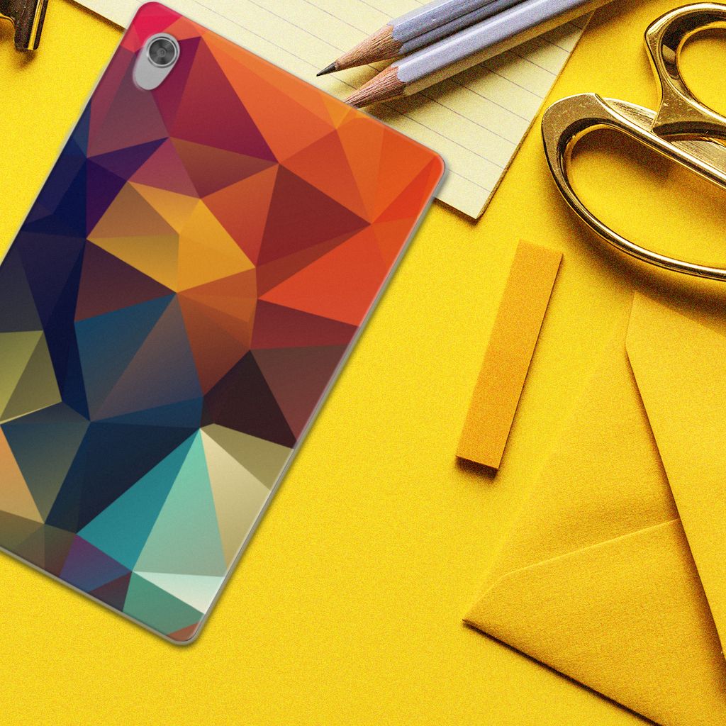 Lenovo Tab M10 HD (2de generatie) Back Cover Polygon Color - B2C Telecom