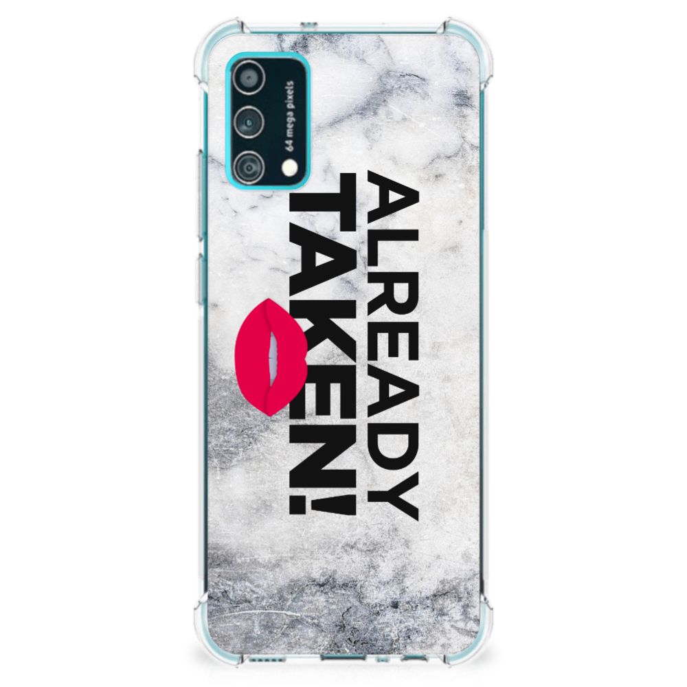 Samsung Galaxy M02s | A02s Telefoonhoesje met tekst Already Taken White B2C Telecom