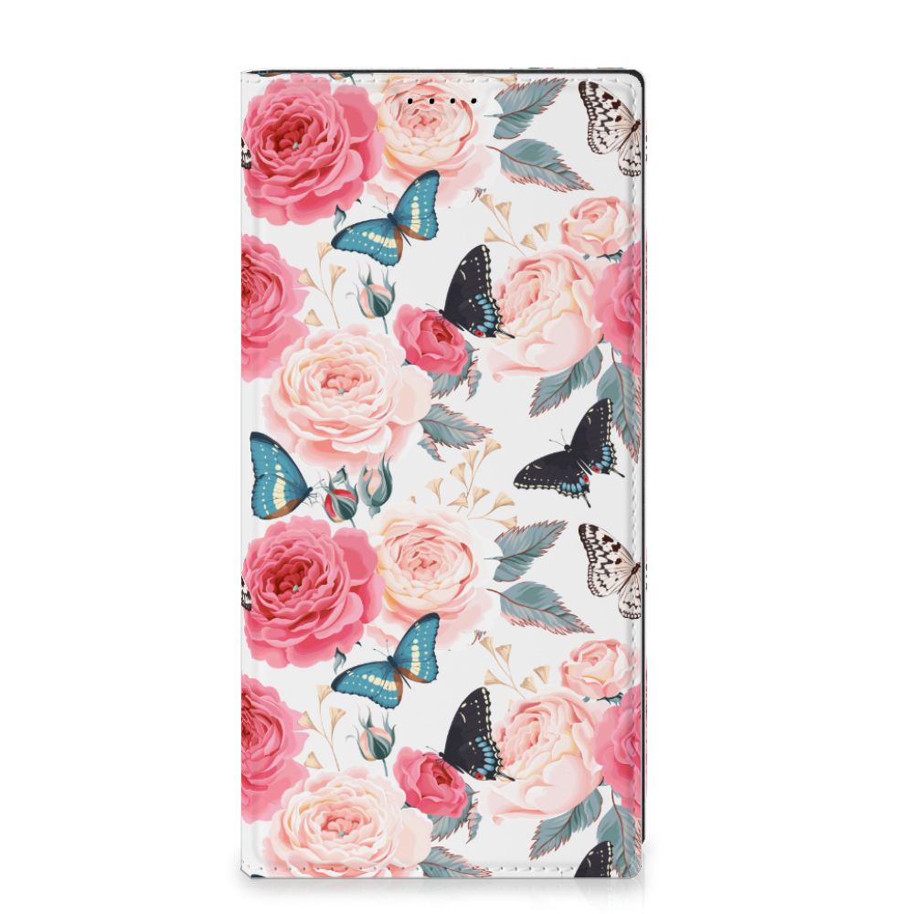 Samsung Galaxy S23 Ultra Smart Cover Butterfly Roses - B2C Telecom