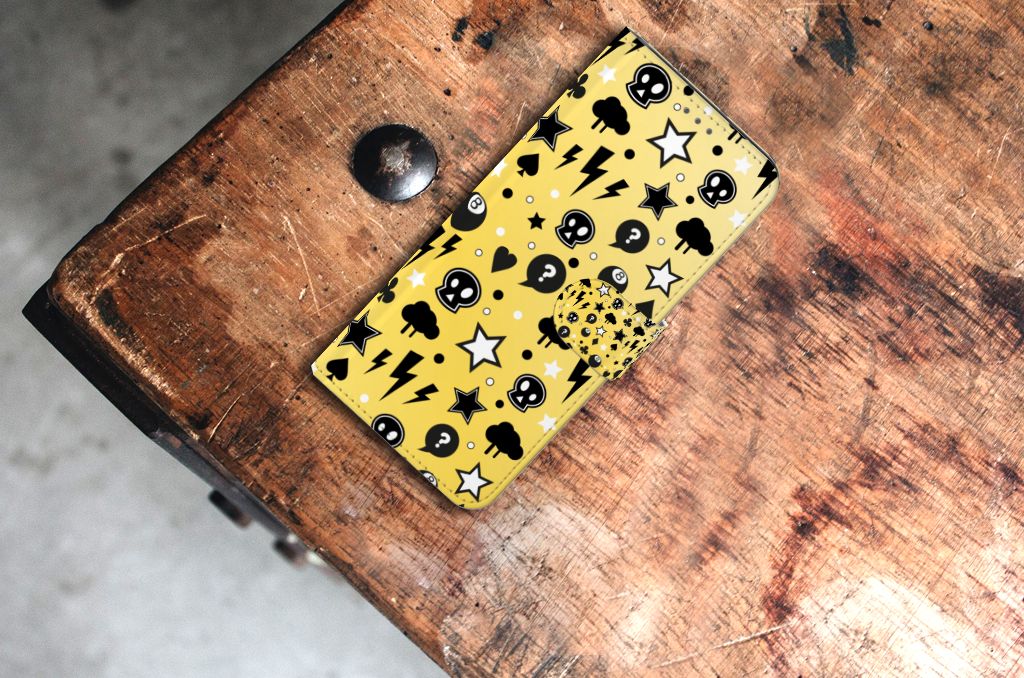 Telefoonhoesje met Naam Samsung Galaxy S21 Plus Punk Geel