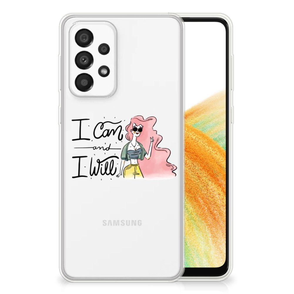 Samsung Galaxy A33 5G Telefoonhoesje met Naam i Can B2C Telecom