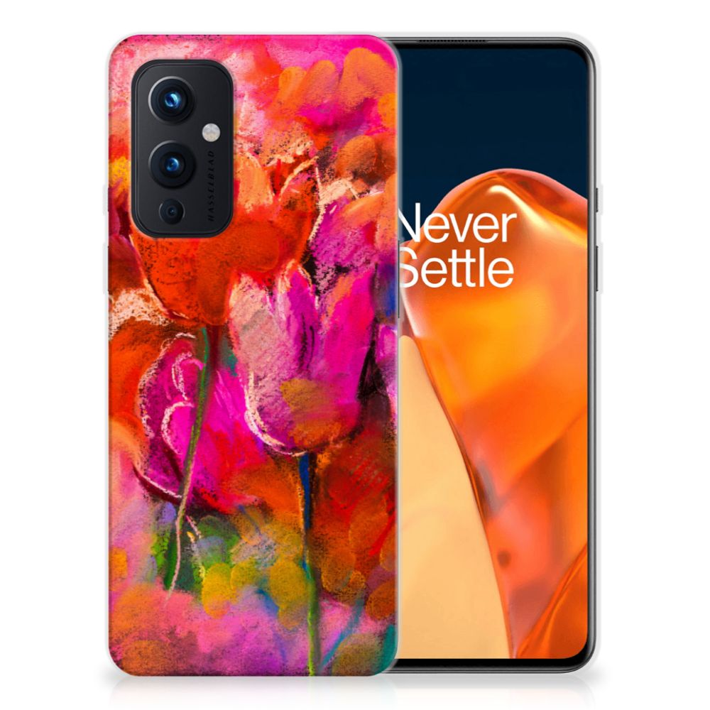 Hoesje maken OnePlus 9 Tulips B2C Telecom