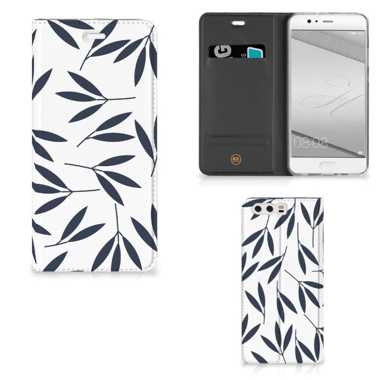 Huawei P10 Plus Smart Cover Leaves Blue