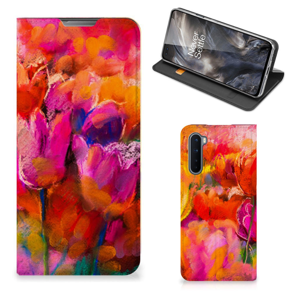 Bookcase OnePlus Nord Tulips