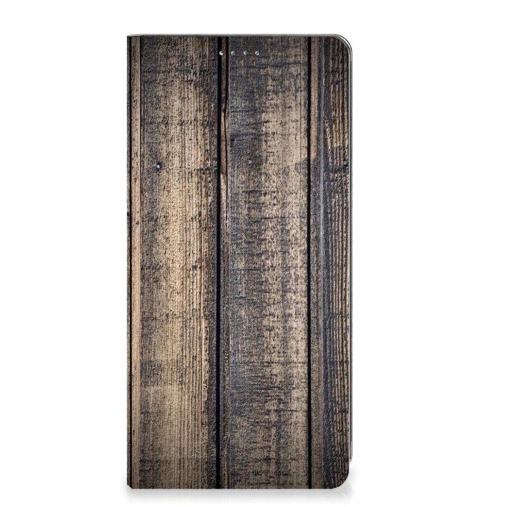 OPPO A57 | A57s | A77 4G Book Wallet Case Steigerhout - B2C Telecom