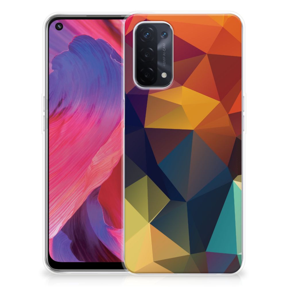 OPPO A74 5G | A54 5G TPU Hoesje Polygon Color B2C Telecom