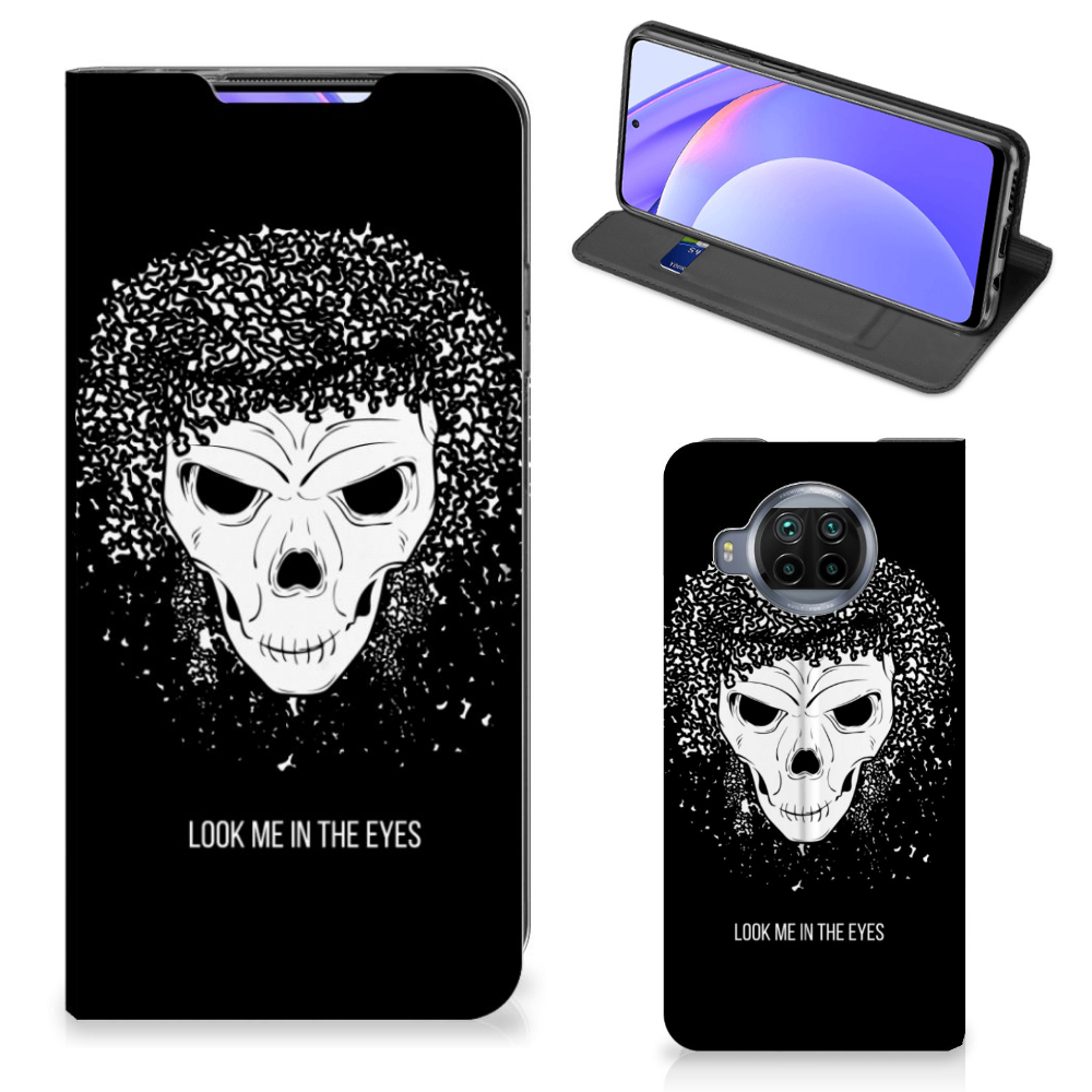 Mobiel BookCase Xiaomi Mi 10T Lite Skull Hair - B2C Telecom