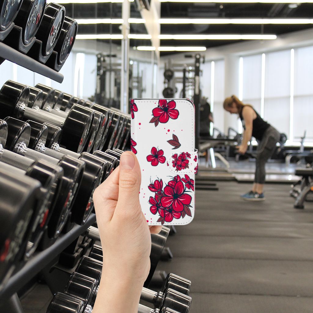 Apple iPhone X | Xs Hoesje Blossom Red