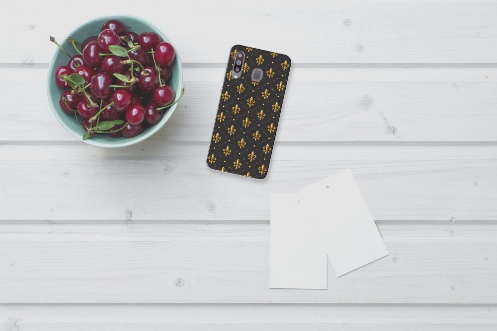 Samsung Galaxy M30 TPU bumper Franse Lelie