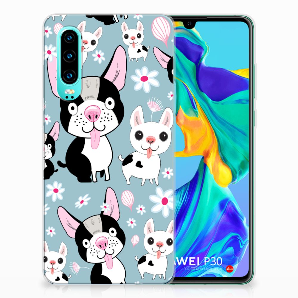 Huawei P30 TPU Hoesje Hondjes