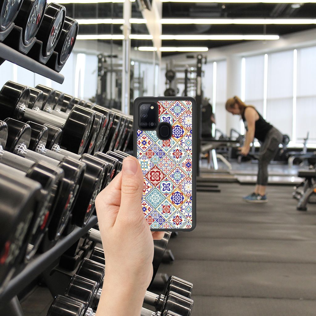 Samsung Galaxy A21s Gripcase Tiles Color B2C Telecom