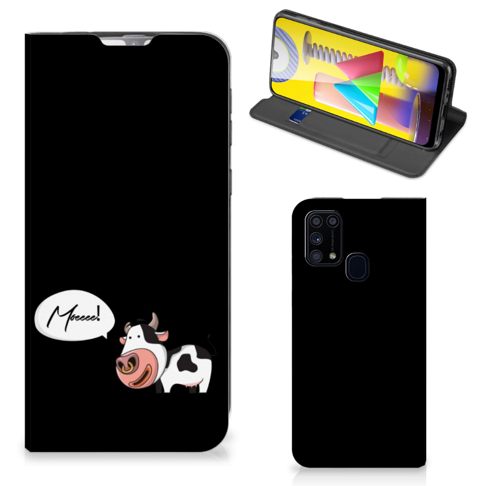 Samsung Galaxy M31 Magnet Case Cow - B2C Telecom