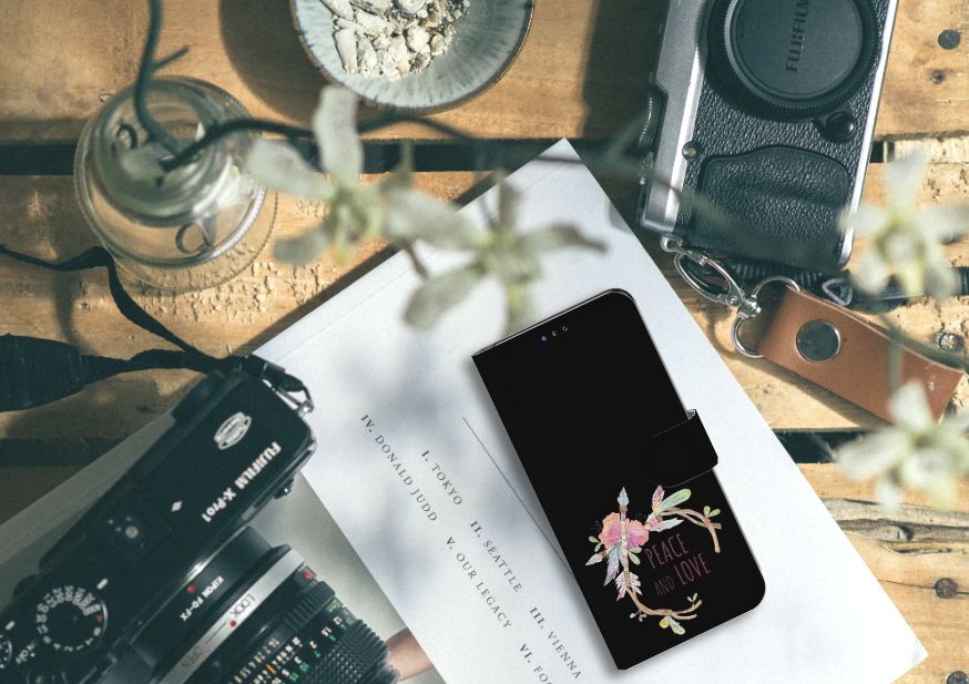 Samsung Galaxy A20s Leuk Hoesje Boho Text