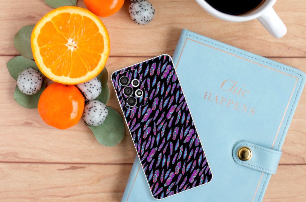 Samsung Galaxy A73 5G TPU bumper Feathers Color B2C Telecom