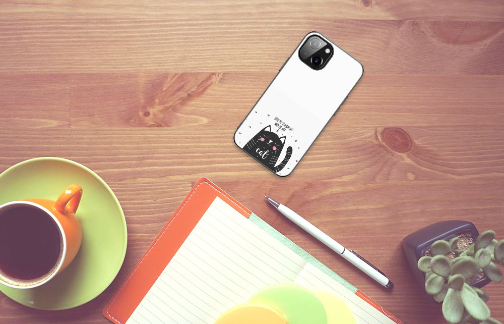 Apple iPhone 13 | iPhone 14 Hoesje Cat Good Day B2C Telecom