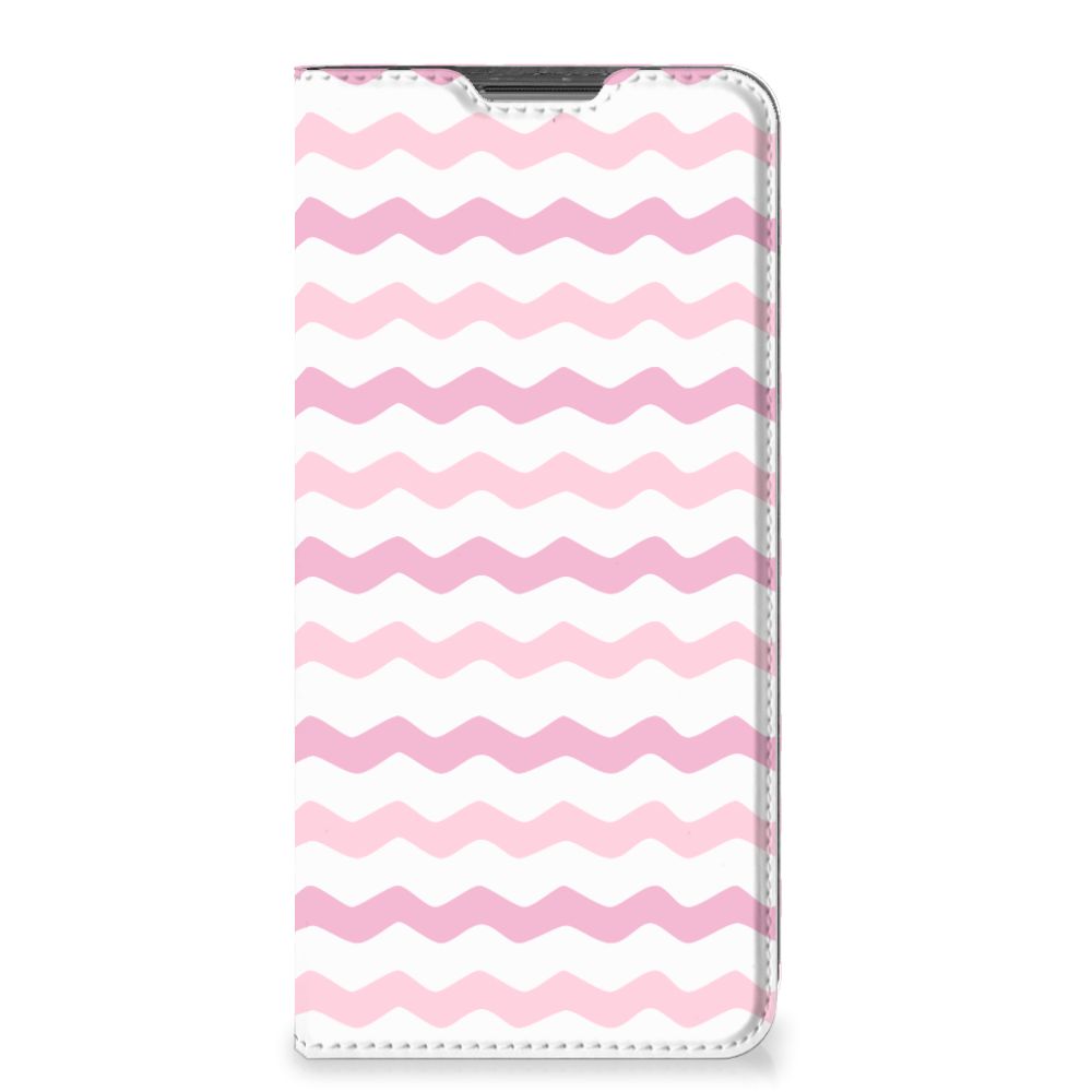 Xiaomi Redmi Note 11 Pro Hoesje met Magneet Waves Roze - B2C Telecom