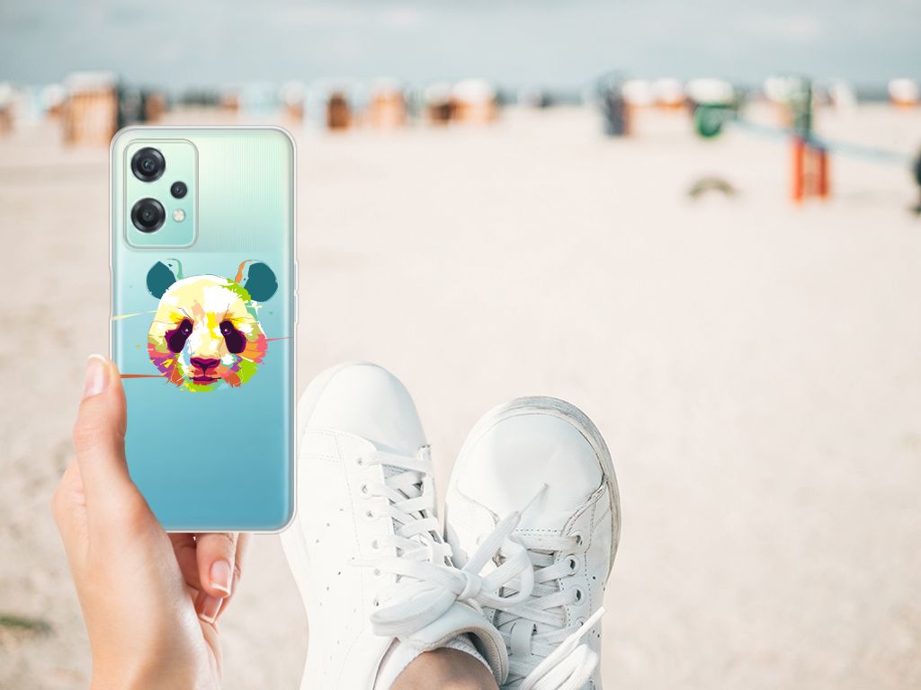 OnePlus Nord CE 2 Lite Telefoonhoesje met Naam Panda Color B2C Telecom