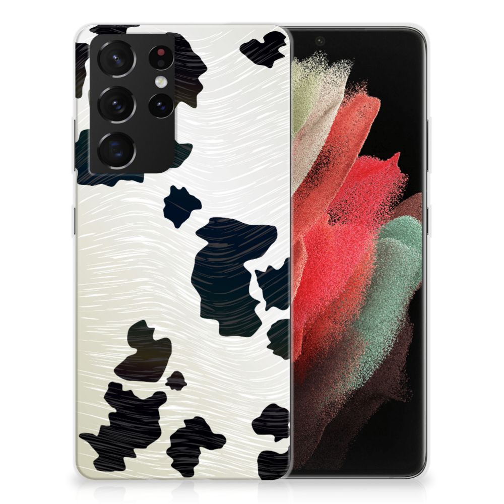 Samsung Galaxy S21 Ultra TPU Hoesje Koeienvlekken B2C Telecom