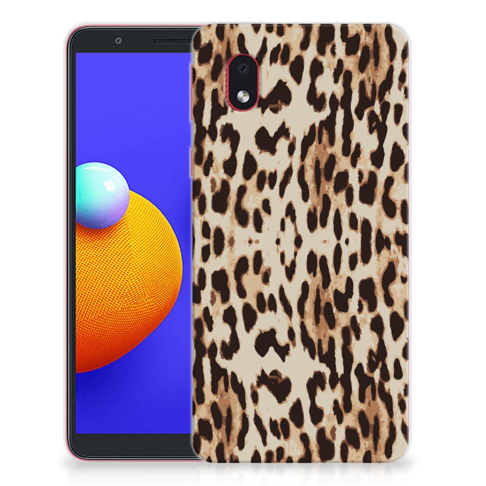 Samsung Galaxy A01 Core TPU Hoesje Leopard