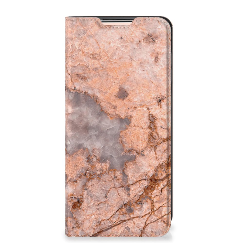 Xiaomi Redmi Note 10/10T 5G | Poco M3 Pro Standcase Marmer Oranje - B2C Telecom