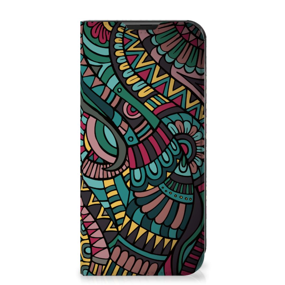 Samsung Galaxy Xcover 6 Pro Hoesje met Magneet Aztec - B2C Telecom