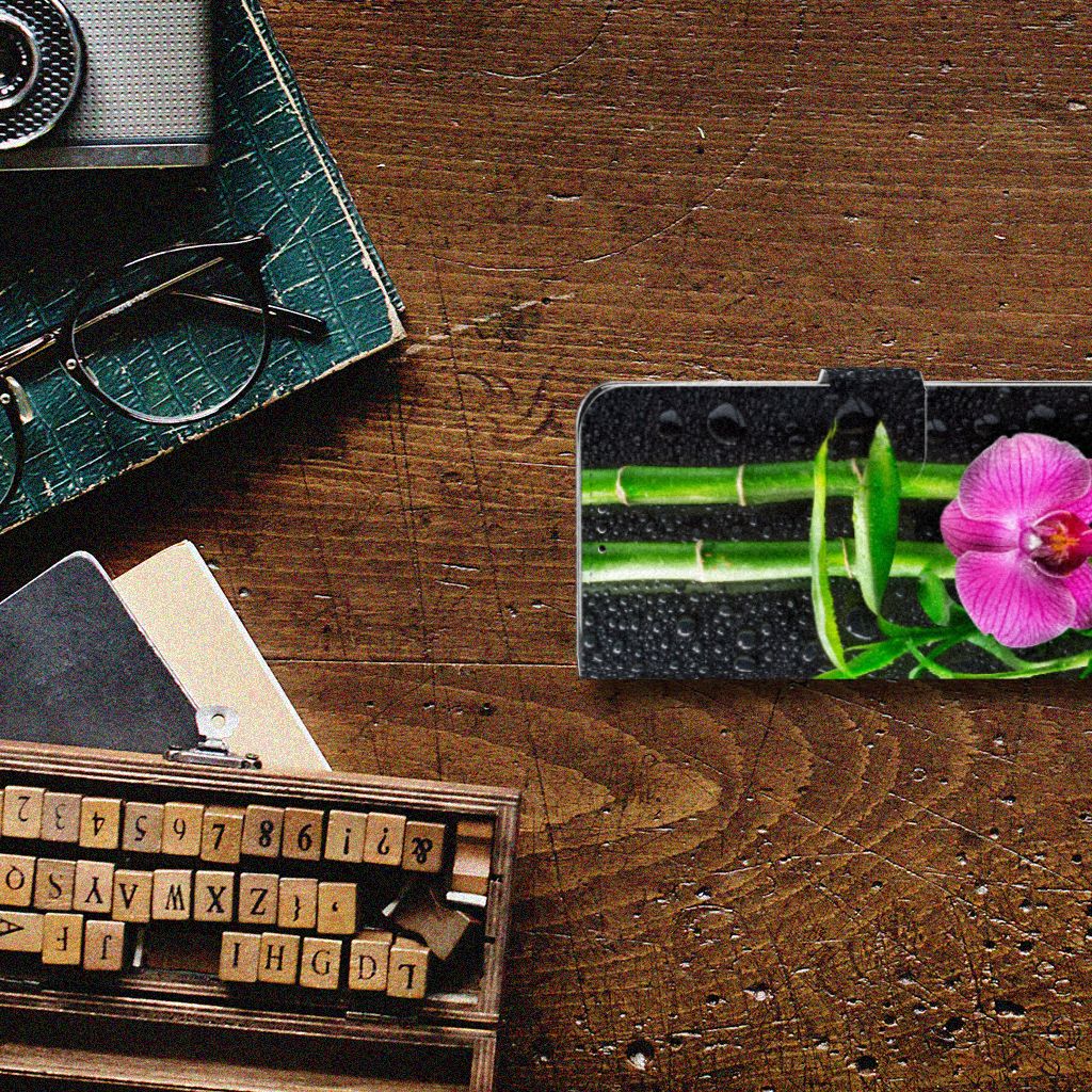 Motorola Moto G7 Power Hoesje Orchidee