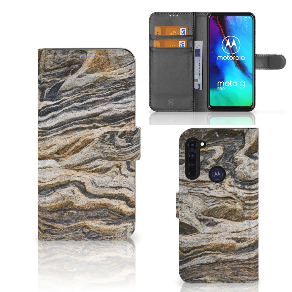 Motorola Moto G Pro Bookcase Steen