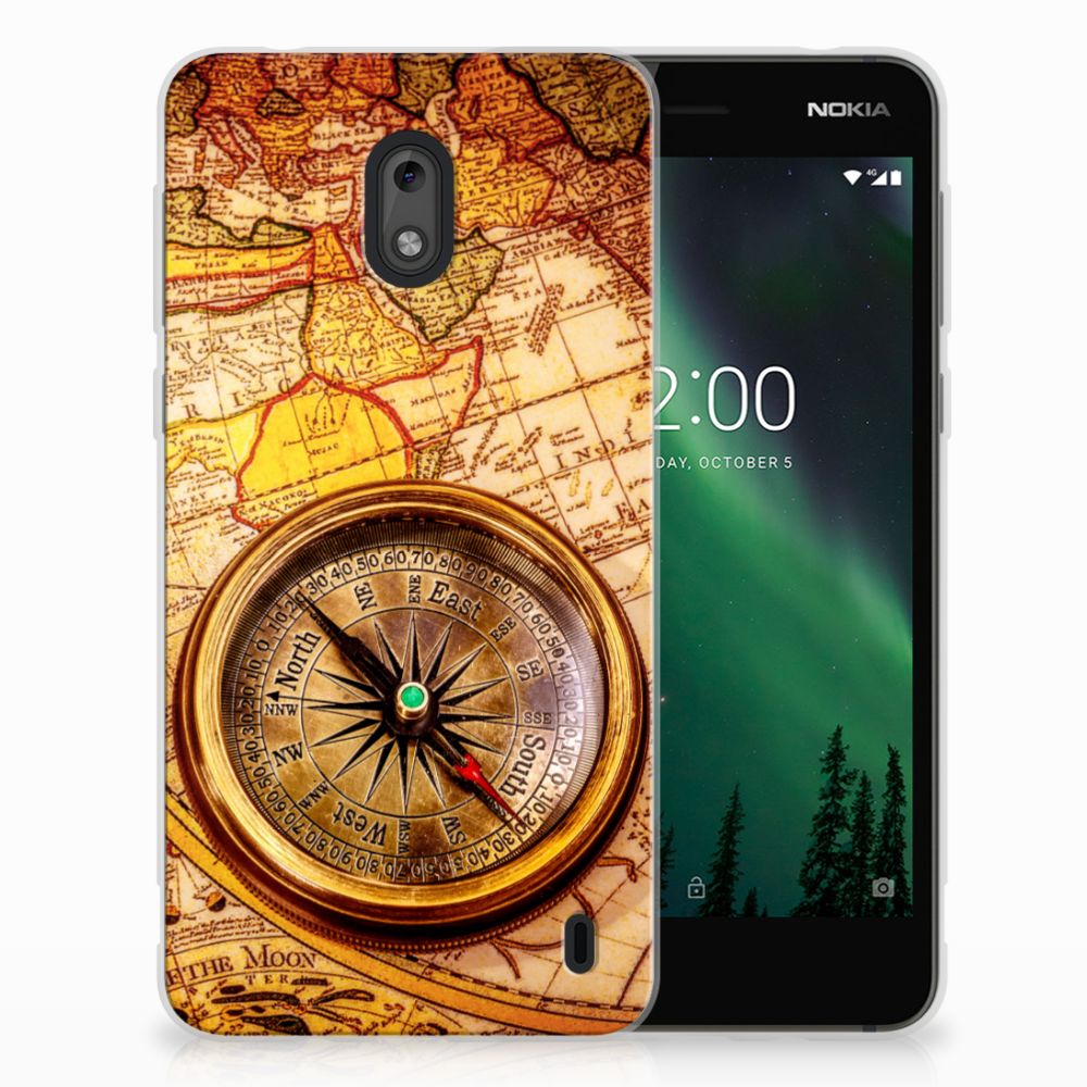 Nokia 2 Siliconen Back Cover Kompas