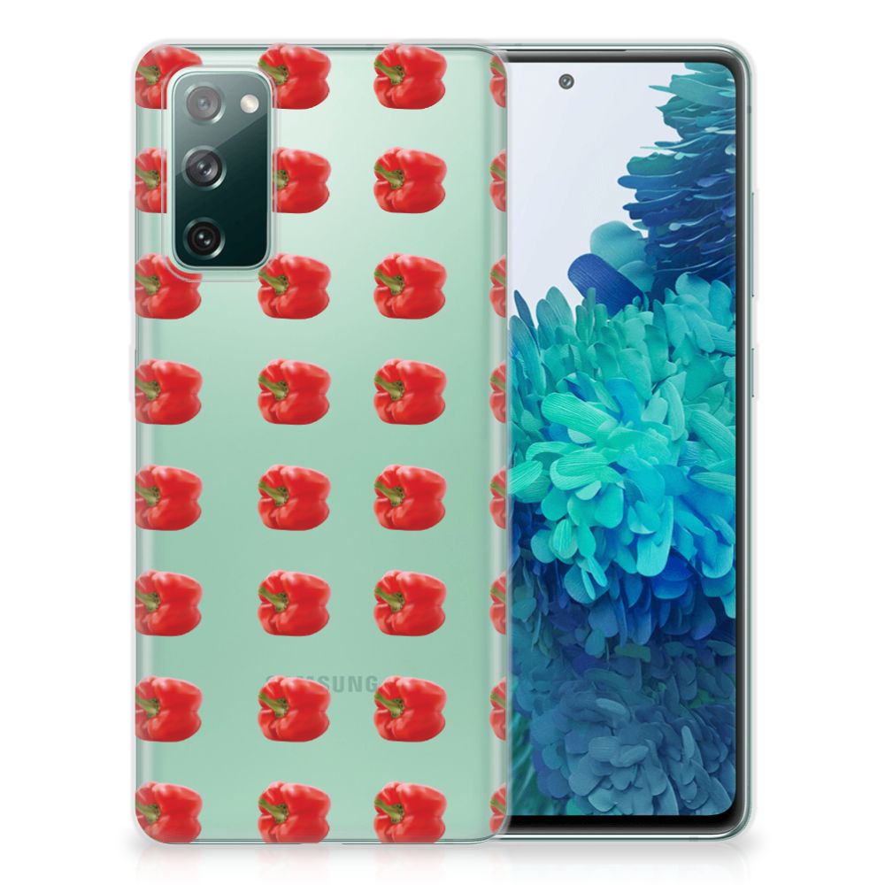 Samsung Galaxy S20 FE Siliconen Case Paprika Red B2C Telecom