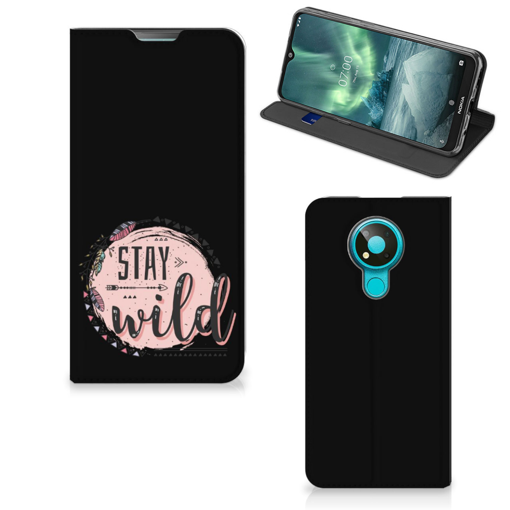 Nokia 3.4 Magnet Case Boho Stay Wild - B2C Telecom
