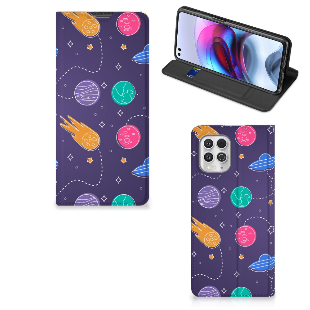 Motorola Moto G100 Hippe Standcase Space - B2C Telecom