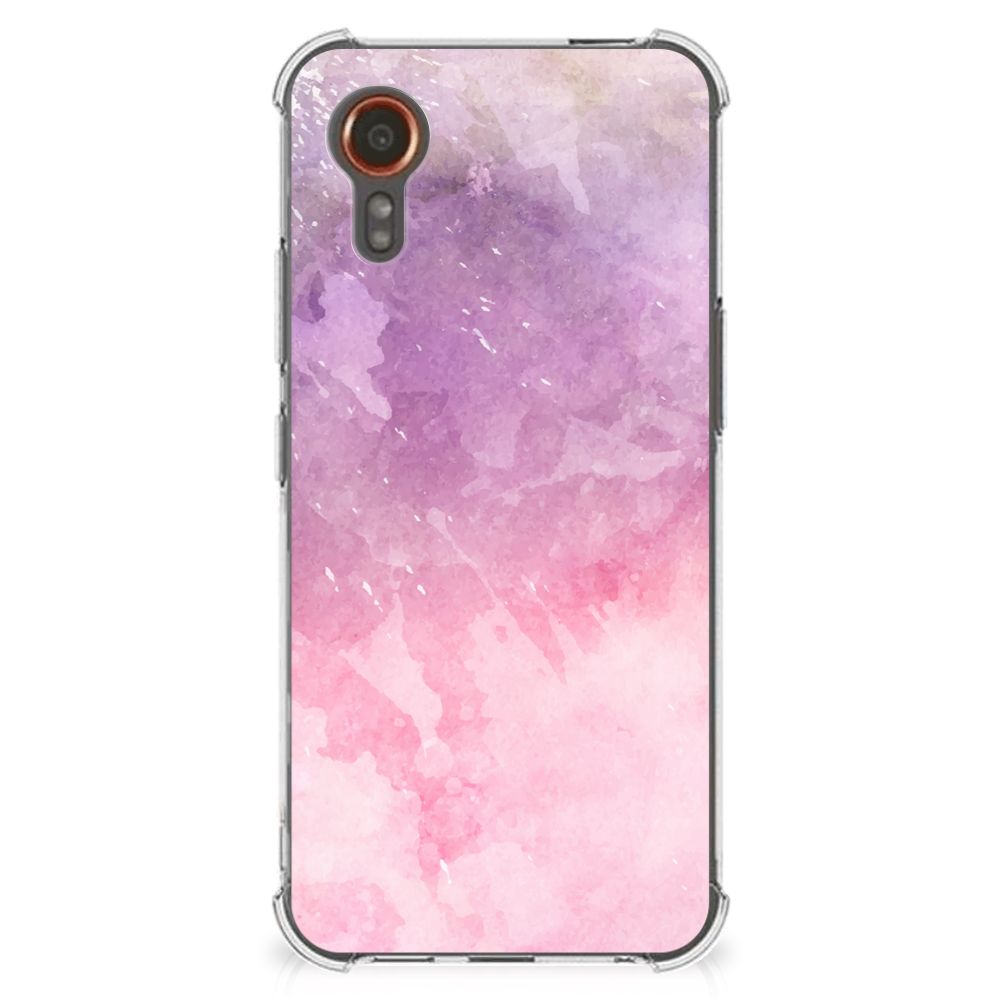 Back Cover Samsung Galaxy Xcover 7 Pink Purple Paint