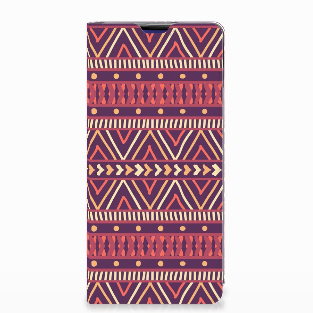 Samsung Galaxy S10 Plus Hoesje met Magneet Aztec Paars