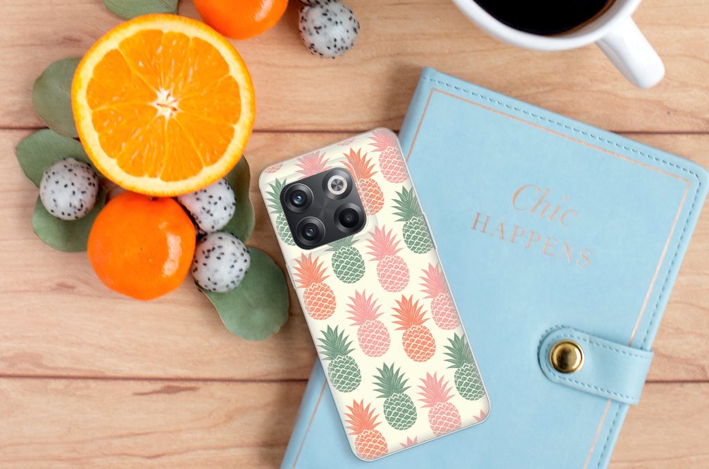 OnePlus 10T Siliconen Case Ananas