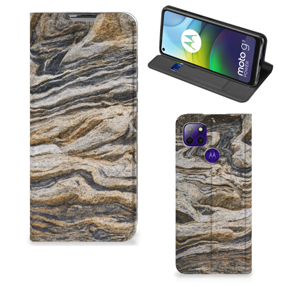 Motorola Moto G9 Power Standcase Steen - B2C Telecom
