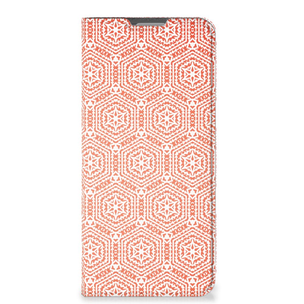 OPPO Reno8 Lite Hoesje met Magneet Pattern Orange