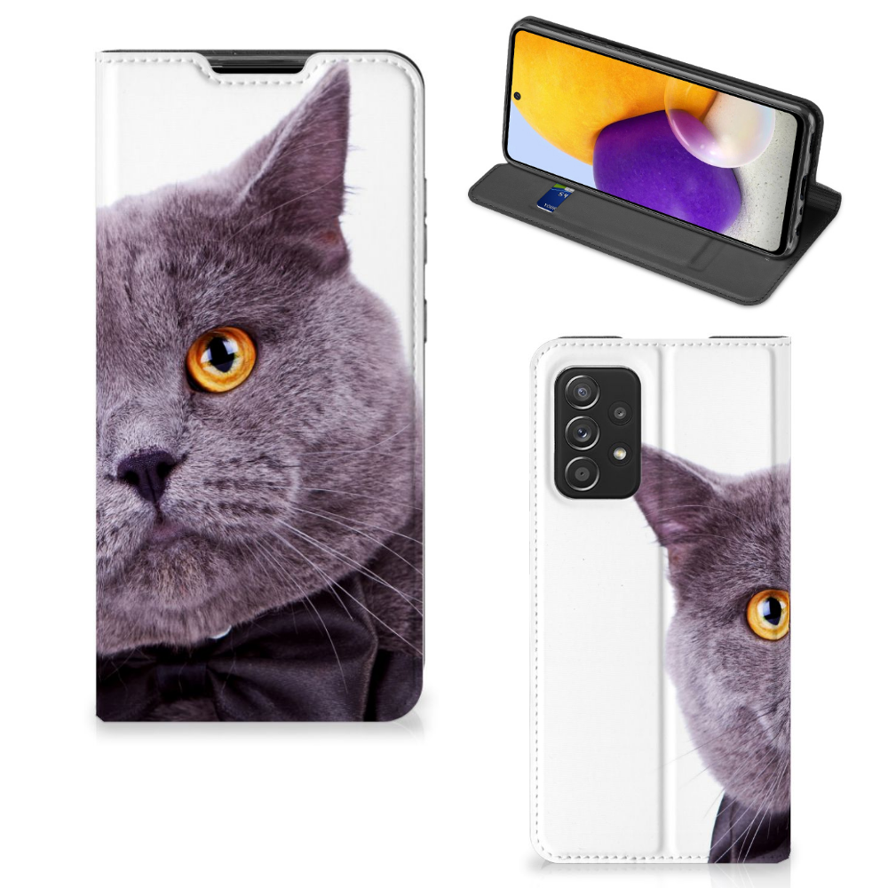 Samsung Galaxy A72 (5G/4G) Hoesje maken Kat - B2C Telecom