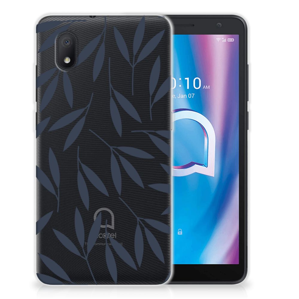 Alcatel 1B (2020) TPU Case Leaves Blue B2C Telecom