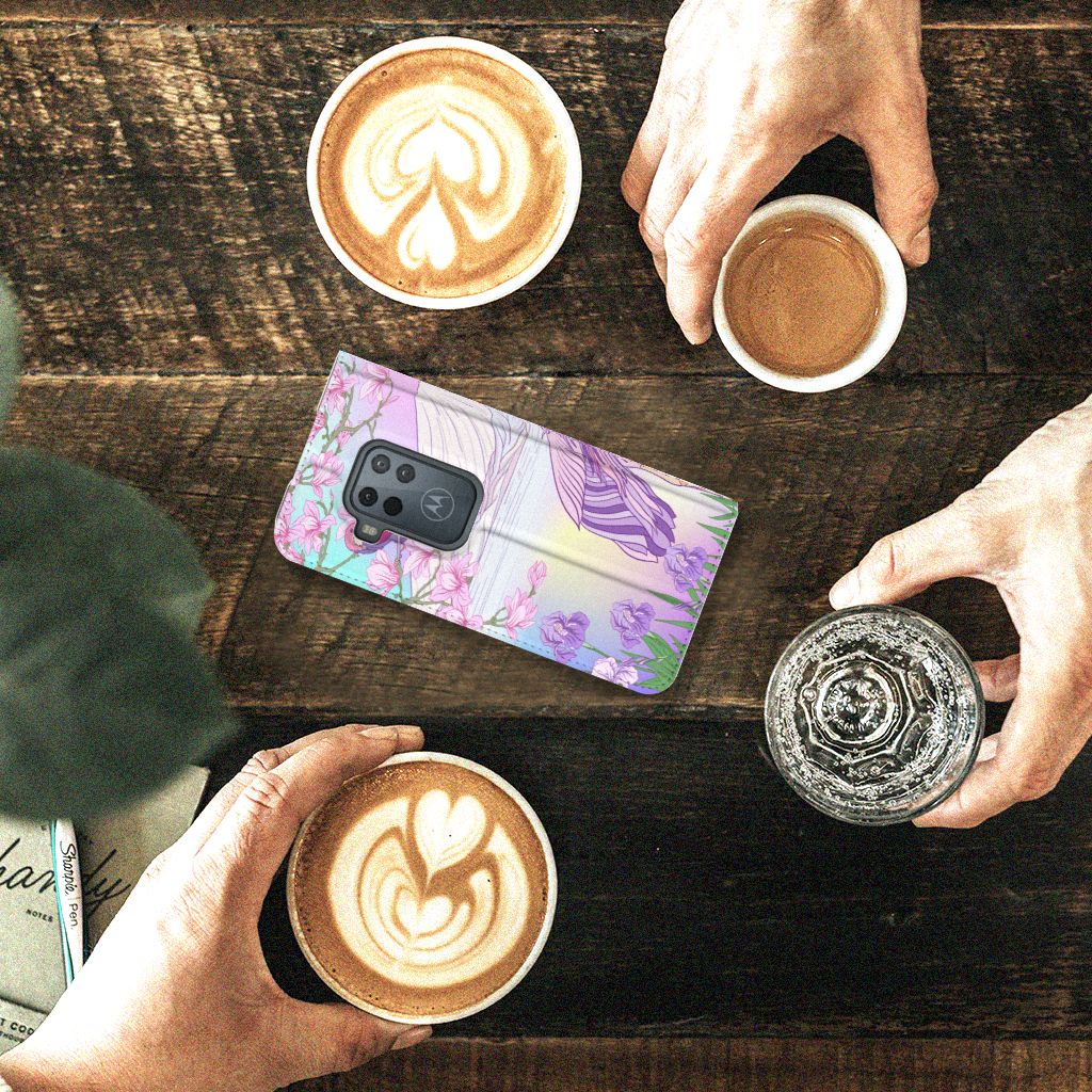 Motorola One Zoom Hoesje maken Bird - B2C Telecom