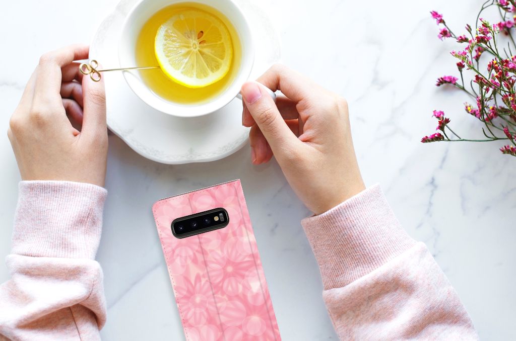 Samsung Galaxy S10 Smart Cover Spring Flowers